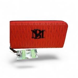 Red Quilted Wallet